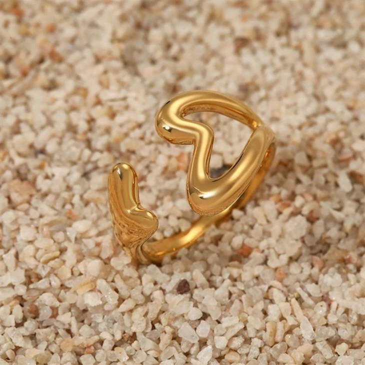 Double Heart Open Ring factory