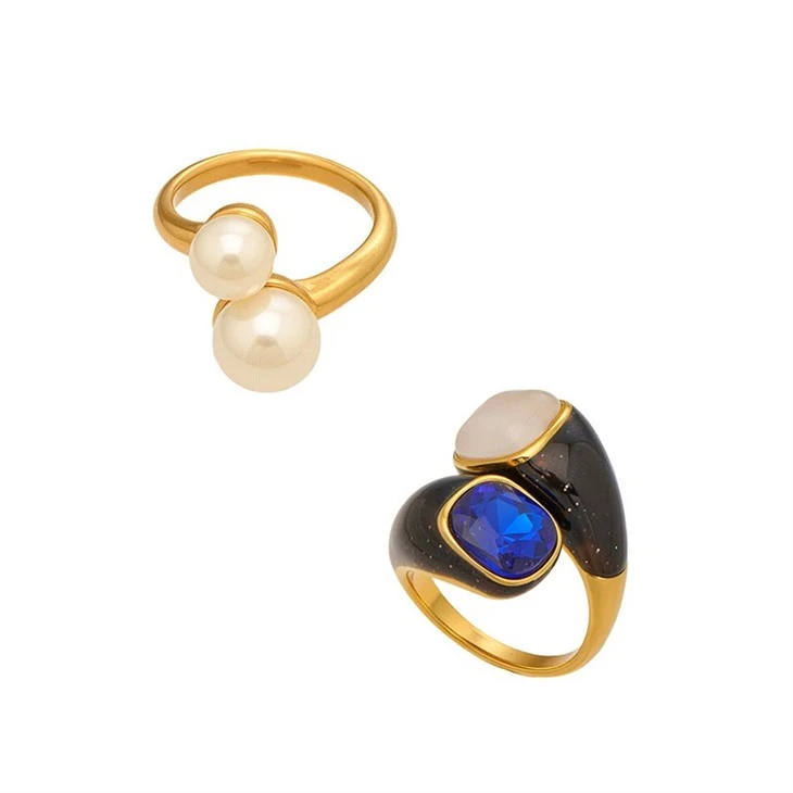 Double Pearl Ring factory