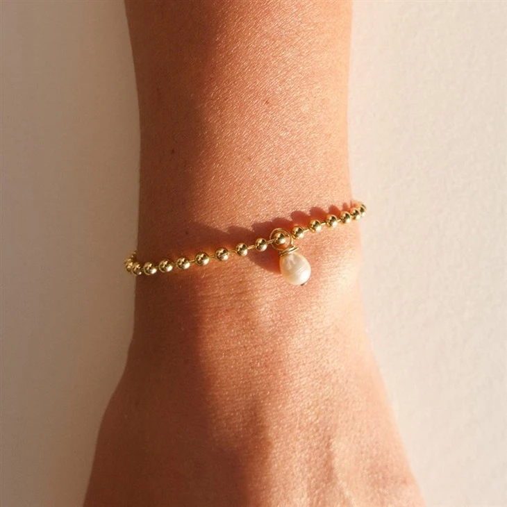 Pearl Beaded Chain Bracelet factory