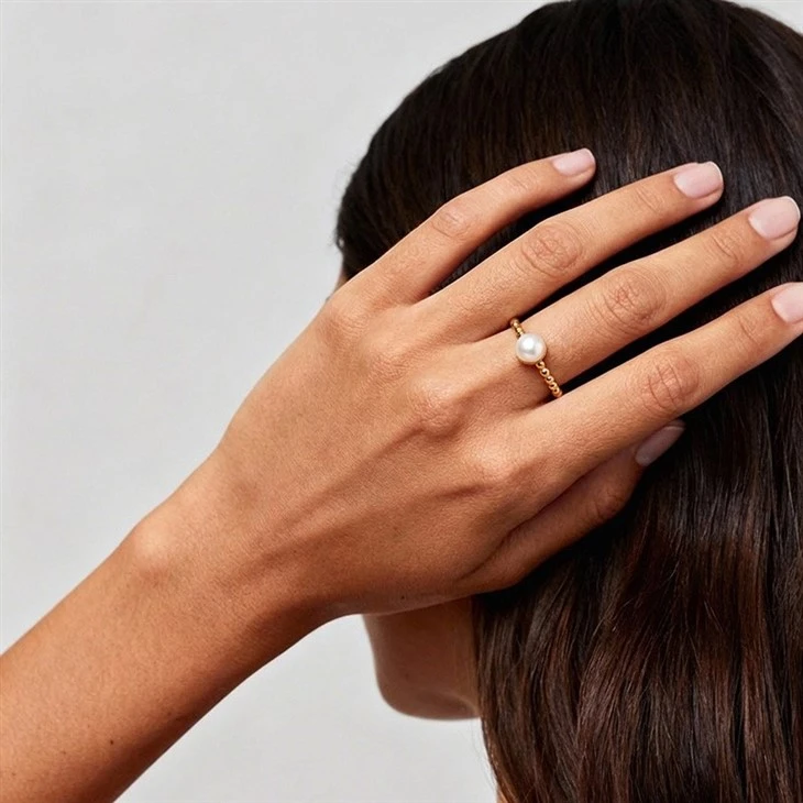 Pearl Beaded Open Ring suppliers