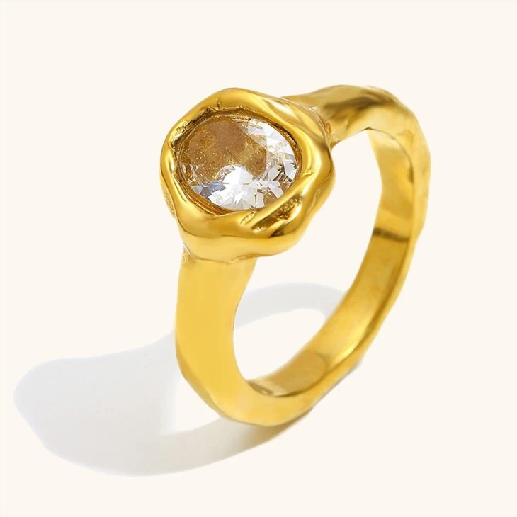 Pigeon Eggs Molten Ring price