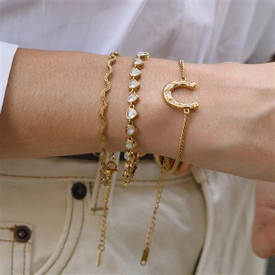 CZ Horseshoe Link käevõru