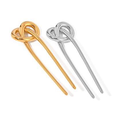 Roostevabast terasest liini sõlme juuksenõel