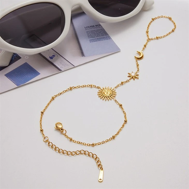 Sun And Moon Star Finger Bracelet best